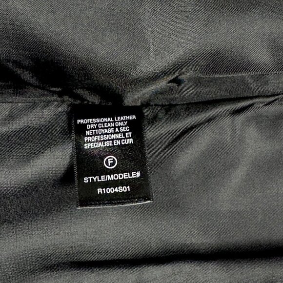 NWT Black Lambskin Leather Mini Skirt Sz.6 Side Zip Robert Rodriguez 90s Y2K - Picture 8 of 13